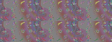 Botanik çizim kalıbı. Organik elementler. Suluboya etkisi. Raster deseni.