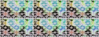 Küçük çiçekteki sevimli çiçek deseni. Tarafsız renklerde çiçekler. Raster illüstrasyonu.