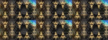 Raster illüstrasyonu. Yüzey için tekrarlanan doku, ambalaj kağıdı, gri, kahverengi ve nötr renkler. Renkli arka planda izole kar taneleri. Kış kar tanesi, raster arkaplan.