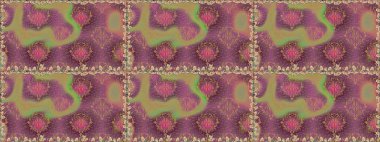 Bej renklerde bahar çiçekleri. Raster illüstrasyonu. Raster çiçekleri klasik tarzda çizilmiş. Çiçekli, pürüzsüz desen.