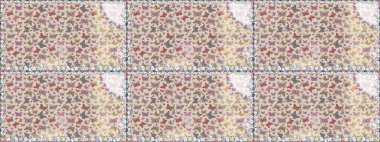 Kart, Davetiye ve Yazdırma için Şirin Kadınsı Desen. Güzel Kelebek Siluetleriyle Moda Dekorasyonu. Raster Arkaplanı gri ve nötr renklerde. Renkli Kelebeklerle Bahar Arkaplanı.