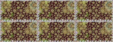 Küçük ölçekli çiçek basit şirin desende. Üretim, duvar kağıdı, baskı, hediye paketi ve scrapbooking Tekstil veya kitap için çiçek sorunsuz arka plan kapsar. Raster illüstrasyon.