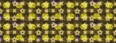 Kahverengi renkli çiçekler. Tropik çiçekler. Tişörtsüz arka plan deseni.