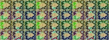 Doğulu stil, altın elementlerle altın rengi nötr renkte arabesk yapar. Kıvrımlı çizimler. Raster altın desen.