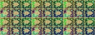 Sembol bayramı, yeni yıl kutlamaları, altın desenler. Kış kar dokusu duvar kağıdı. Yeşil renkli altın kar taneleri. Noel Altın Kar Tanesi çizim kalıbı.