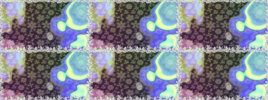 Tarafsız renklerde etnik çiçeklerle kusursuz bir desen. Raster Çiçek İllüstrasyonu güzel tekstil..