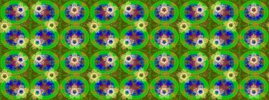 Kar taneleri tasarımı. Son moda kar taneleri ve elementler onun kartlarını gösteriyor. Retro tarzı, kış elementleri. Modern soyut tasarım posteri, kapak, yeşil, mavi ve sarı renkli kart tasarımı.