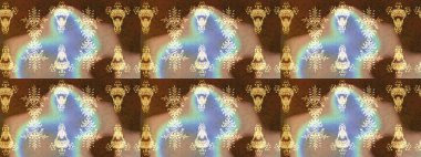 Sketch Floral Pattern in Raster illustration. Fancy fabric pattern. Colour Spring Theme sketch pattern Background. Flat Flower Elements Design.