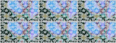 Kusursuz. Küçük çiçekte güzel bir desen. Moda baskıları için zarif bir şablon. Çiçekli yaz çiçekleri. Küçük renkli çiçekler. Motley illüstrasyonu.