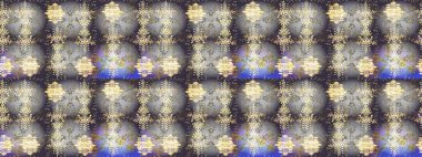 Kar tanesi süsü Raster illüstrasyonu. Gri, nötr ve bej renkli kar tanesi süsü. Kar taneleri izole edildi. Güzel süs eşyası..