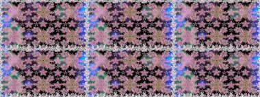 Raster stili kumaş deseni. Çiçekler suluboya desensiz.