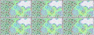 Raster illüstrasyonu. Kumaş, Tekstil, Baskı ve Davetiye için arka plan. Mavi ve nötr arkaplanda kelebek deseni var..