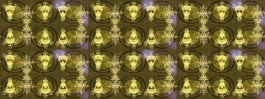 Raster illüstrasyon kar taneleri. Altın renkli suluboya kar taneleri. Kışın sembolü. Güzel dekorasyon.