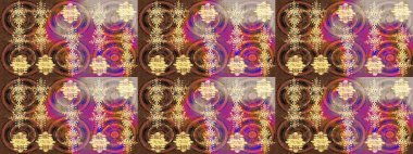 Kar tanesi rengarenk desen. Kar taneleri deseni. Raster illüstrasyonu. Soyut kar taneleri arkaplanda izole edilmiş düz dizayn. Raster kar taneleri arkaplanı.