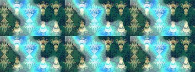 Meteoroloji buz koleksiyonu. Kış Noel 'inde kar bembeyaz kristal element. Raster. Xmas Frost kar taneleri izole edilmiş siluet sembolü. Kar Tanesi raster simgesi arkaplan mavi, yeşil, nötr renk.