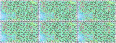 Resimlerde tropik kelebekler görülür. Mavi renklerdeki kusursuz çiçek desenli arka plan. Duvar kağıtları, web sayfası geçmişi, yüzey dokuları, tekstil için mükemmel. Raster..