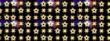 Renkli elementlerle Raster ilginç desen