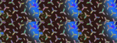 Renkli kar tanesi Raster çizimi. Raster illüstrasyonu. Düz dizayn. Kar tanesi ikonu, izole edilmiş. Renkli arka planda kar taneleri. Simgeler, etiketler.