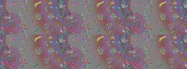 Botanik çizim kalıbı. Organik elementler. Suluboya etkisi. Raster deseni.