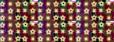 Raster kar taneleri deseni. Renkli arka planda güzel kar taneleri. Raster illüstrasyonu.