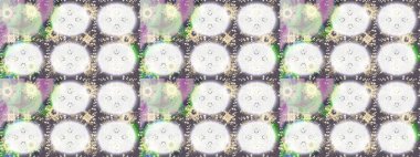 Kar tanesi süs desen. Snowflakes desen. Kar taneleri arka plan. Arka plan üzerinde izole soyut kar taneleri ile düz tasarım. Raster illüstrasyon.