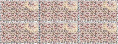 Erkekler, kızlar, kıyafetler, duvar kağıtları için soyut bir model. Bir sürü kelebek desenli kusursuz desen. Gri renkli resimler. Raster. Fantezi illüstrasyon.