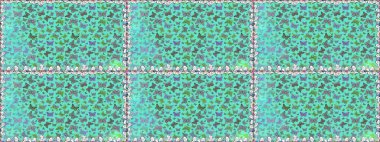 Kusursuz. Rastgele mavi kelebekler şirin desenler. Raster illüstrasyonu. Davetiye, kart ve parmak izi için basit kadınsı bir model. Mavi arka planda kelebek.