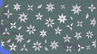 Raster deseni. Çiçek arkaplan. Küçük çiçekte güzel bir desen var. Çiçek kompozisyonu. - Tarafsız çiçekler. Doğa. Çiçek kolajı.