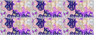 Raster illüstrasyonu. Tarafsız ve mavi renkte çiçekler. Raster illüstrasyonu. Kusursuz çiçek deseni. Asya tekstil tarzında.