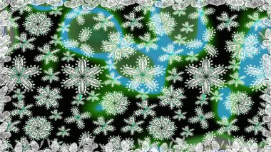 Klasik tropikal doğal elementlerin suluboya seti. Raster illüstrasyonu. Egzotik çiçekler, botanik parlak klasik yeşil renkler.