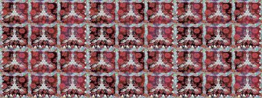 Kahverengi renkli çiçekler. Renkli Bahar Temalı Kusursuz Arkaplan. Düz Çiçek Elementleri Tasarımı. Güzel çiçek deseni..