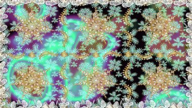 Kusursuz klasik raster altın desenli. Tarafsız renklerde, altın elementlerle kusursuz desen. Geleneksel oryantasyon süsü. Klasik vintage arkaplan.