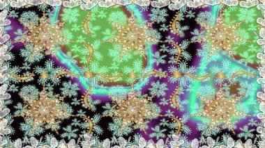 Geleneksel oryantasyon süsü. Kusursuz klasik raster altın desenli. Klasik klasik klasik arka plan. Altın elementlerle nötr renklerde altın desen.