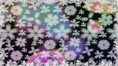 Soyut zarafet, çiçekli arkaplan deseni. Raster Güzel kumaş deseni.