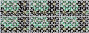 Kusursuz. Küçük çiçekteki sevimli çiçek deseni. Raster illüstrasyonu.