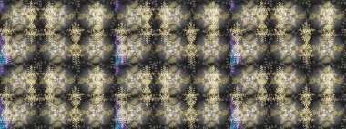 Gri, nötr ve kahverengi renkler. Kar tanelerinin soyut arkaplanlı Noel şablonu. Noel ve yeni yıl moda baskıları için tatil tasarımı. Raster illüstrasyonu.