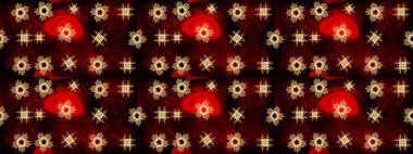 Kar tanesi süsleme deseni. Kar taneleri arka planda. Renkli arka planda izole edilmiş kar tanelerinin düz tasarımı. Kar taneleri deseni. Raster illüstrasyonu.