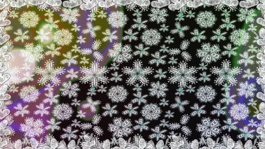 Gri renkli gri papatya deseni. Gri renklerde. Raster illüstrasyonu.