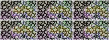 Modern stil dokusu. Çiçek desenli raster, gri çizgi grafik deseni soyut raster arkaplan.