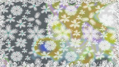 Raster illüstrasyonu. Küçük çiçekteki sevimli çiçek deseni. Gri renkli çiçekler.