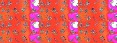 Kar tanesi ikonu, izole edilmiş. Renkli arka planda güzel kar taneleri. Düz dizayn. Raster illüstrasyonu.