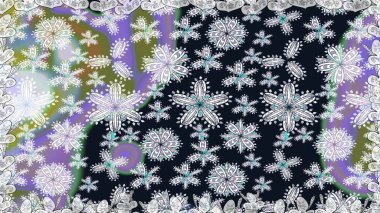 Raster illüstrasyonunda kusursuz çiçek deseni. Gri renkli çiçekler.