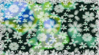 Raster illüstrasyonu. Düz Çiçek Elementleri Tasarımı. Güzel kumaş deseni. Zentangle soyut çiçekleri. Renkli Bahar Temalı Kusursuz Arkaplan. Çiçek tozu..