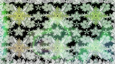 Yapraklı çiçekler ve doğal renklerde papatya çiçekleri. Kusursuz bir arka plan modeli. Raster - stok.