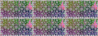 Ev dekorasyonu. Paisley baskı el çizilmiş elemanları. Fantezi çiçekler, doğal duvar kağıdı, çiçek dekorasyon kıvırcık illüstrasyon ile Dikişsiz desen.