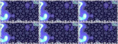 Gri renkli çiçekler. Raster illüstrasyonunda kusursuz çiçek deseni.