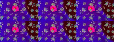 Organik elementler. Botanik çizim kalıbı. Raster deseni. Suluboya etkisi.