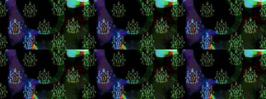 Noel süsleri ve Noel süsleri. Raster Noel soyut renkli arkaplan ve düşen kar tanesi.