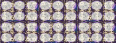 Snowflakes desen. Kar tanesi renkli desen. Raster resim. Renk arka plan üzerinde izole soyut kar taneleri ile düz tasarım. Raster kar taneleri arka plan.