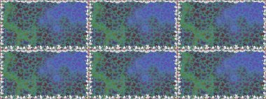 Raster renkli sonsuz doku. Bahar ve yaz tasarımı için renkli bir arkaplan. Elle çizilmiş illüstrasyon. Kelebeklerle kusursuz desen.